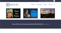 Desktop Screenshot of footoftenibc.org